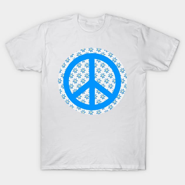 FLOWER Children Peace Sign T-Shirt by SartorisArt1